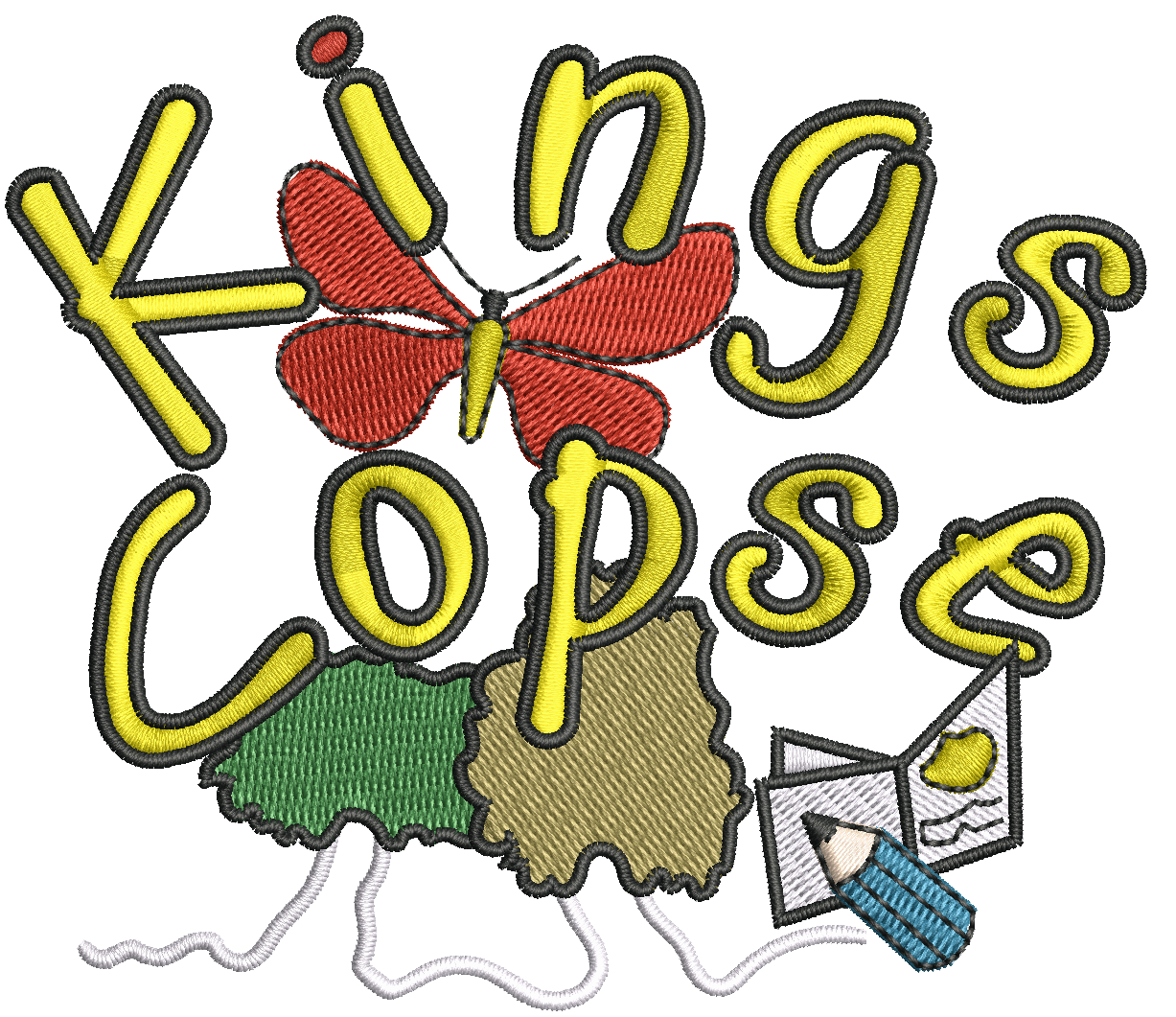 Kings Copse Primary School embroidered logo
