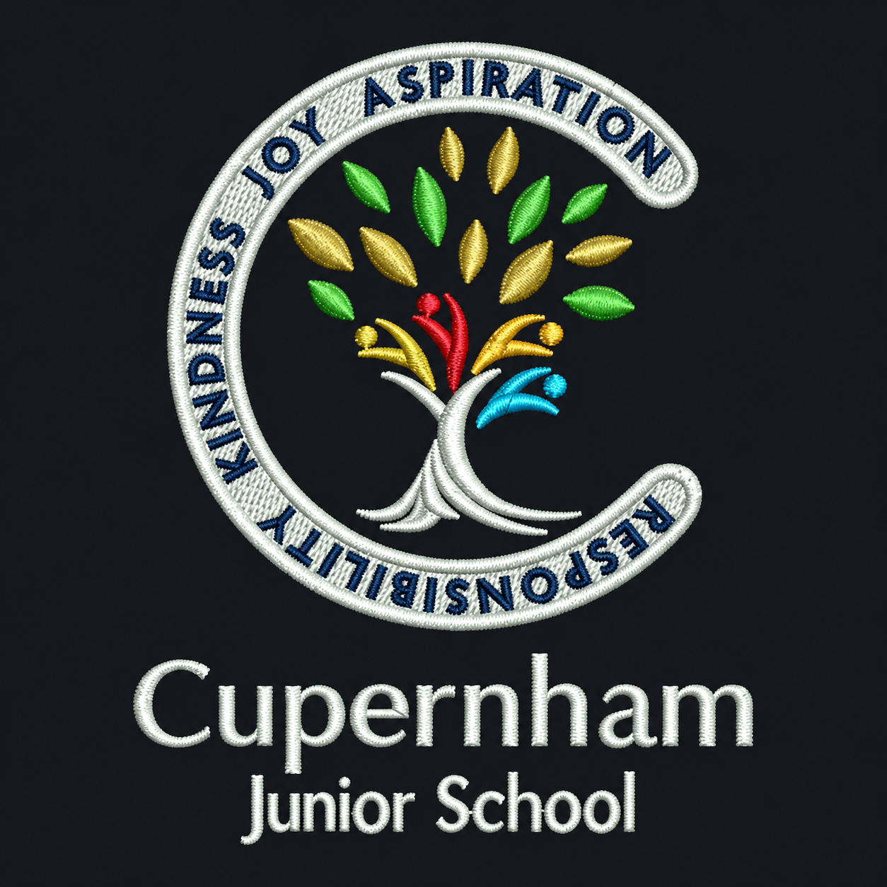 Cupernham Junior School embroidered logo