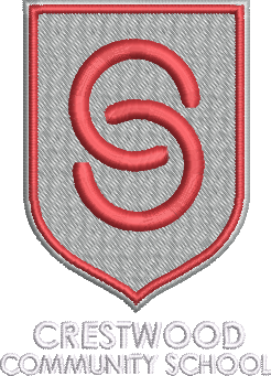 Crestwood Community School embroidered logo