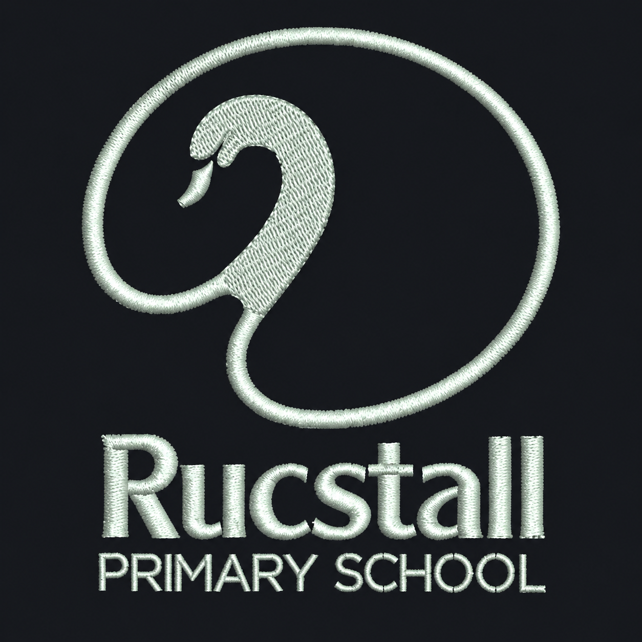 Rucstall Primary School embroidered logo