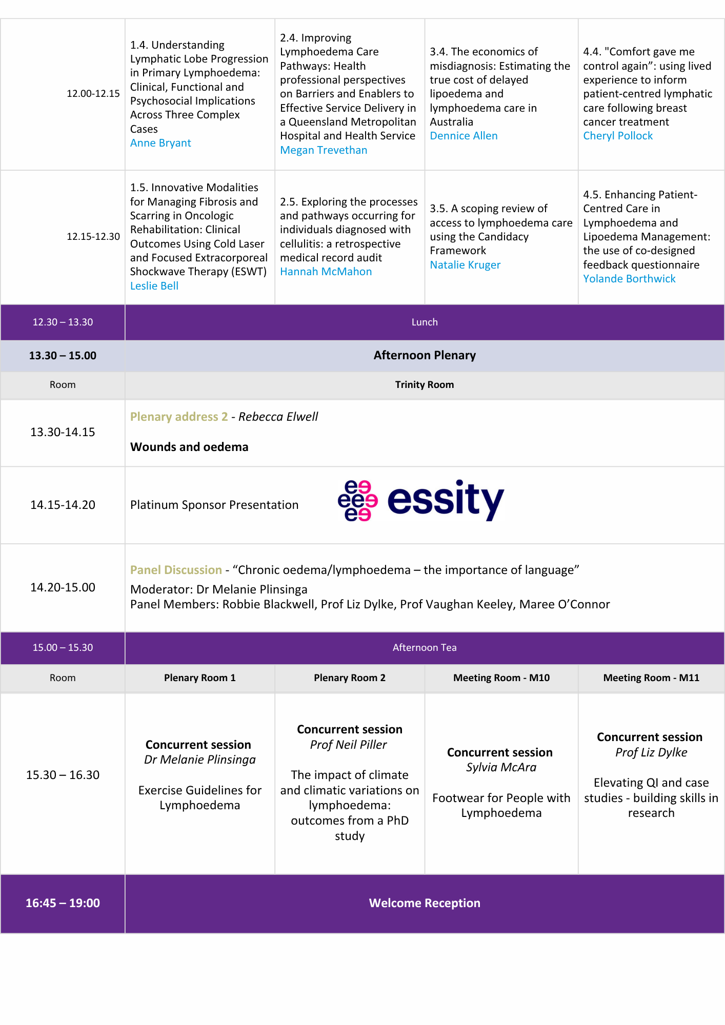 Day 1 Program