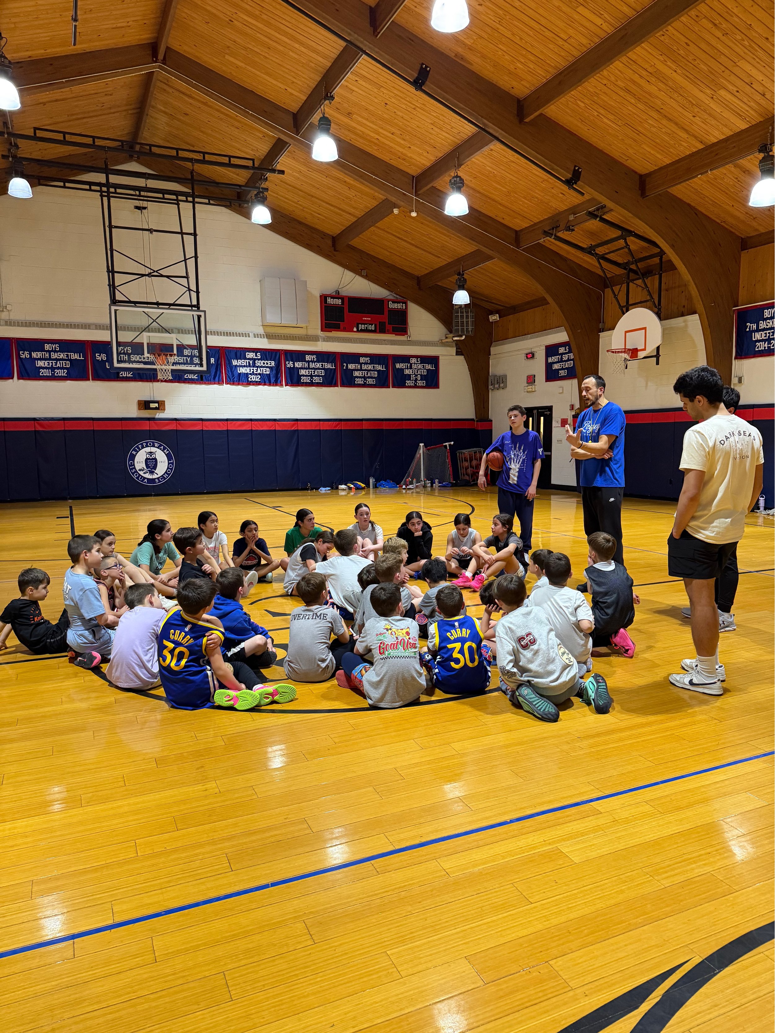 Rippowam Cisqua gym — Legacy Hoopers practice