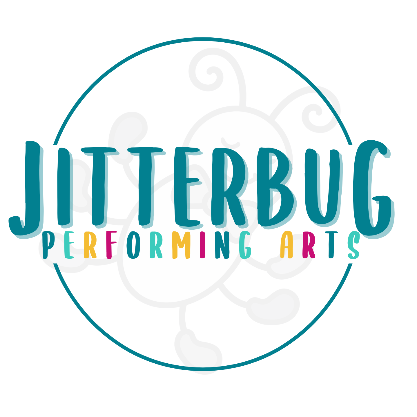 Music kids Jitterbug Performing Arts logo