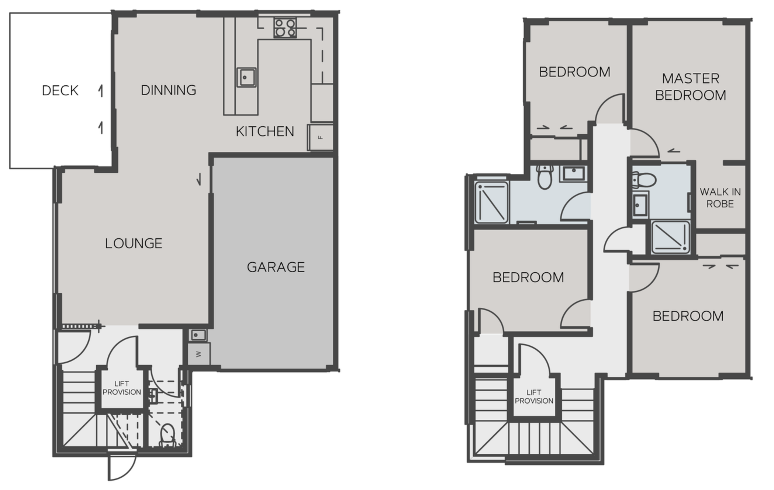 Home 1 floor plan - 1/198 Bucklands Beach Road
