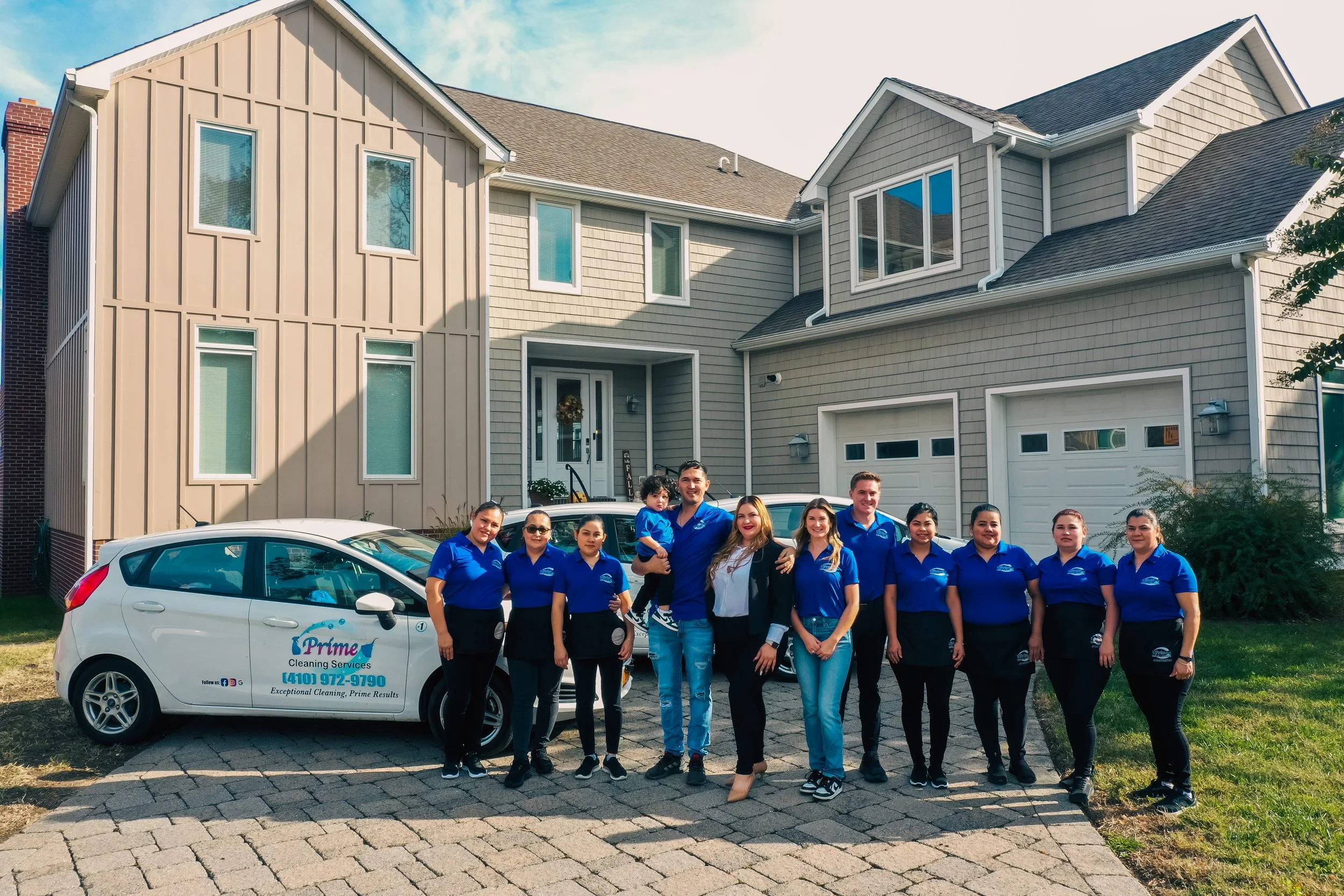 Prime Cleaning Services team, professional cleaners serving Annapolis and Anne Arundel County Maryland