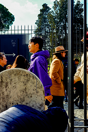 Queue at the Roman Forum, Rome — street photography by Billy Smith