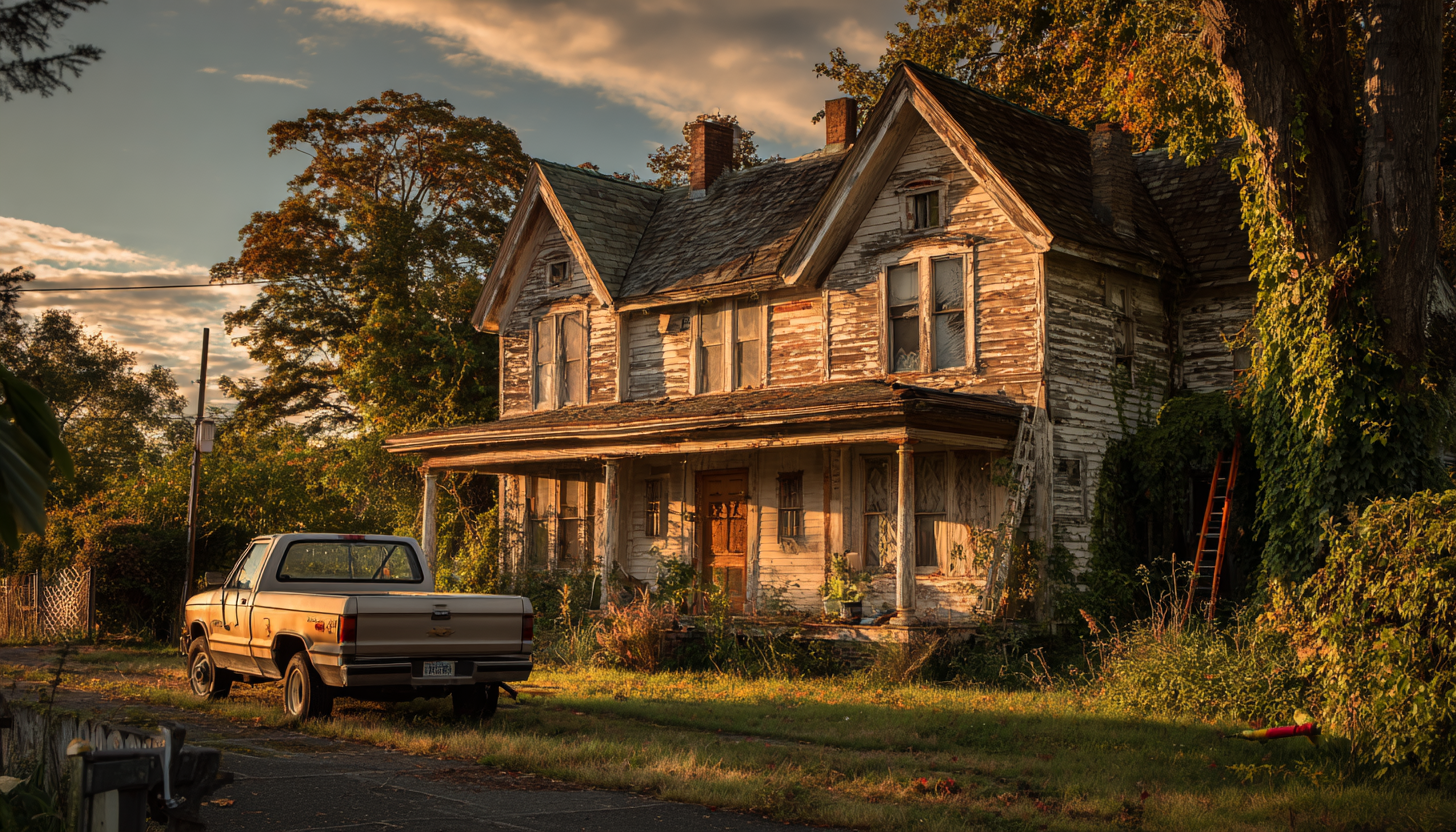 Victorian fixer-upper home in Huntington Long Island ready for renovation