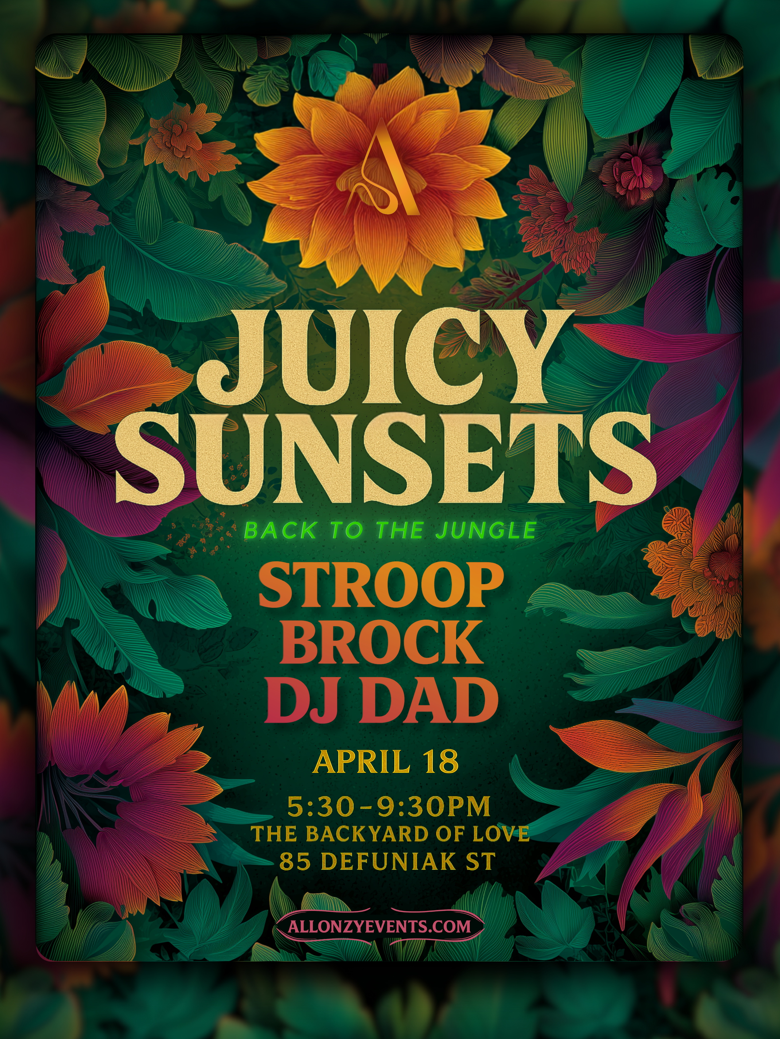 Juicy Sunsets: Back to the Jungle — April 18, 2026