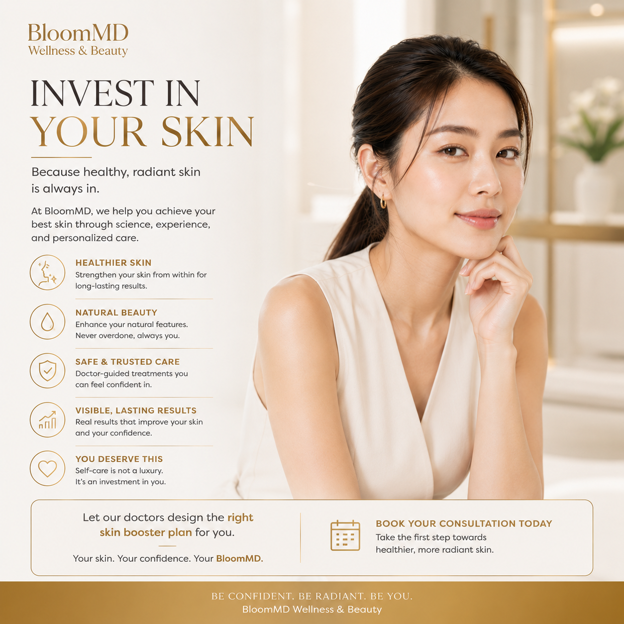Skin booster consultation at BloomMD Wellness & Beauty Makati
