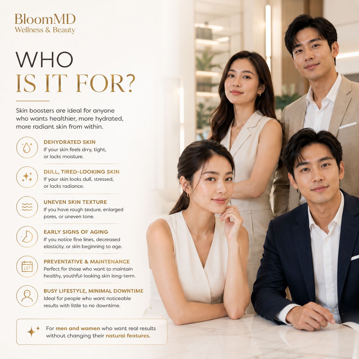 Who may benefit from skin booster treatment