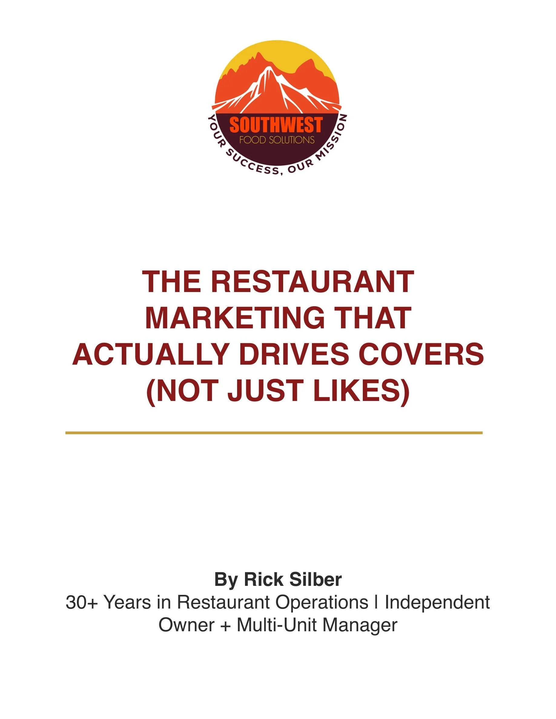 The 10-Minute Restaurant Video Marketing Playbook cover