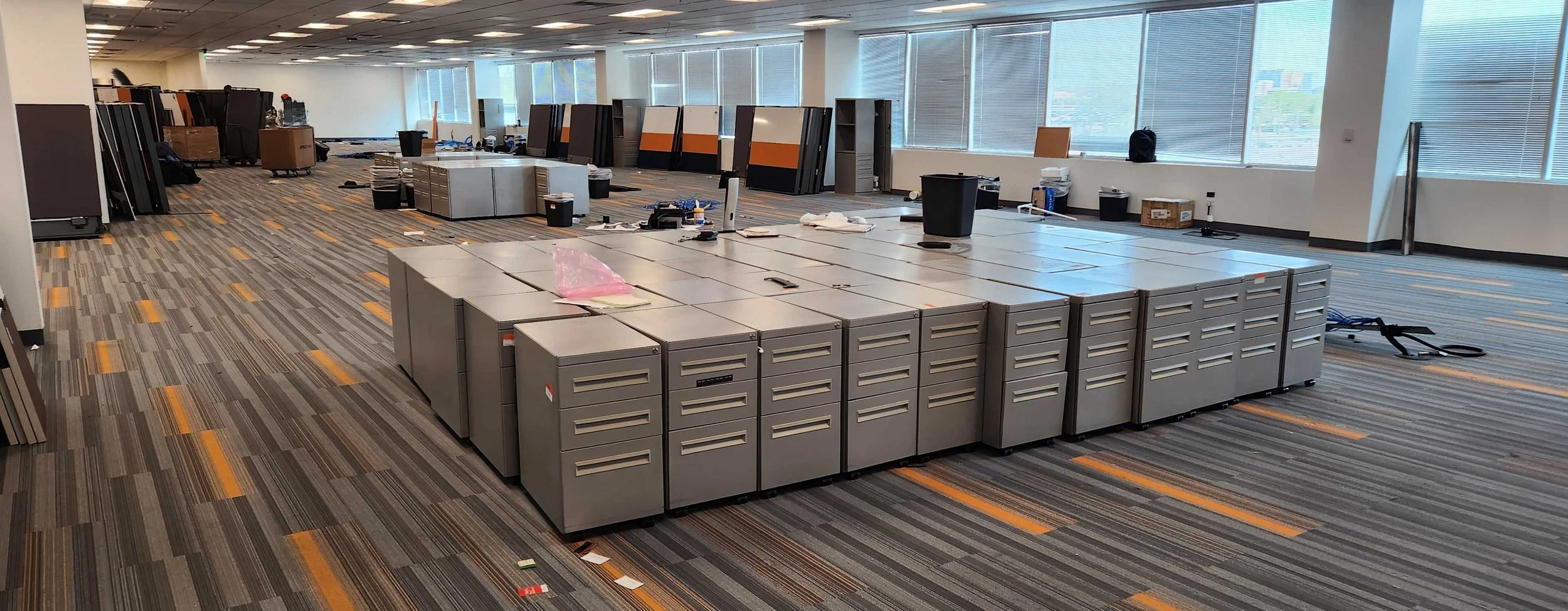 Office furniture decommission and teardown Phoenix