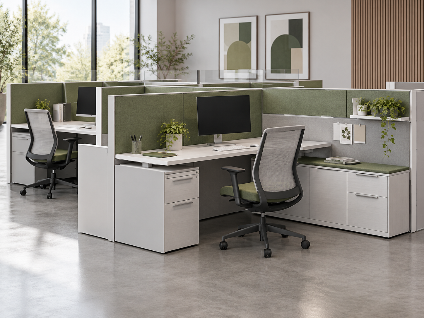 Office cubicles and panel systems