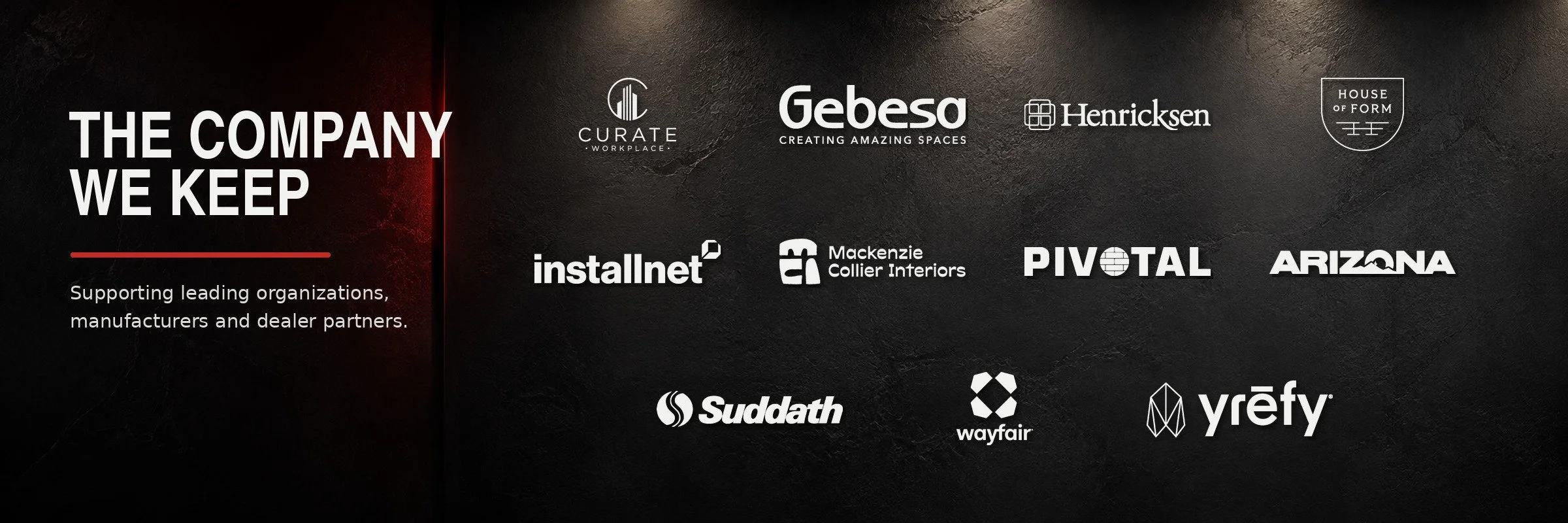 The Company We Keep — Gebesa, ACCO, Paul Duan Creations
