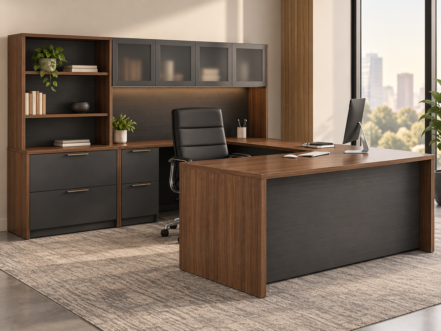 Executive desks and private office furniture