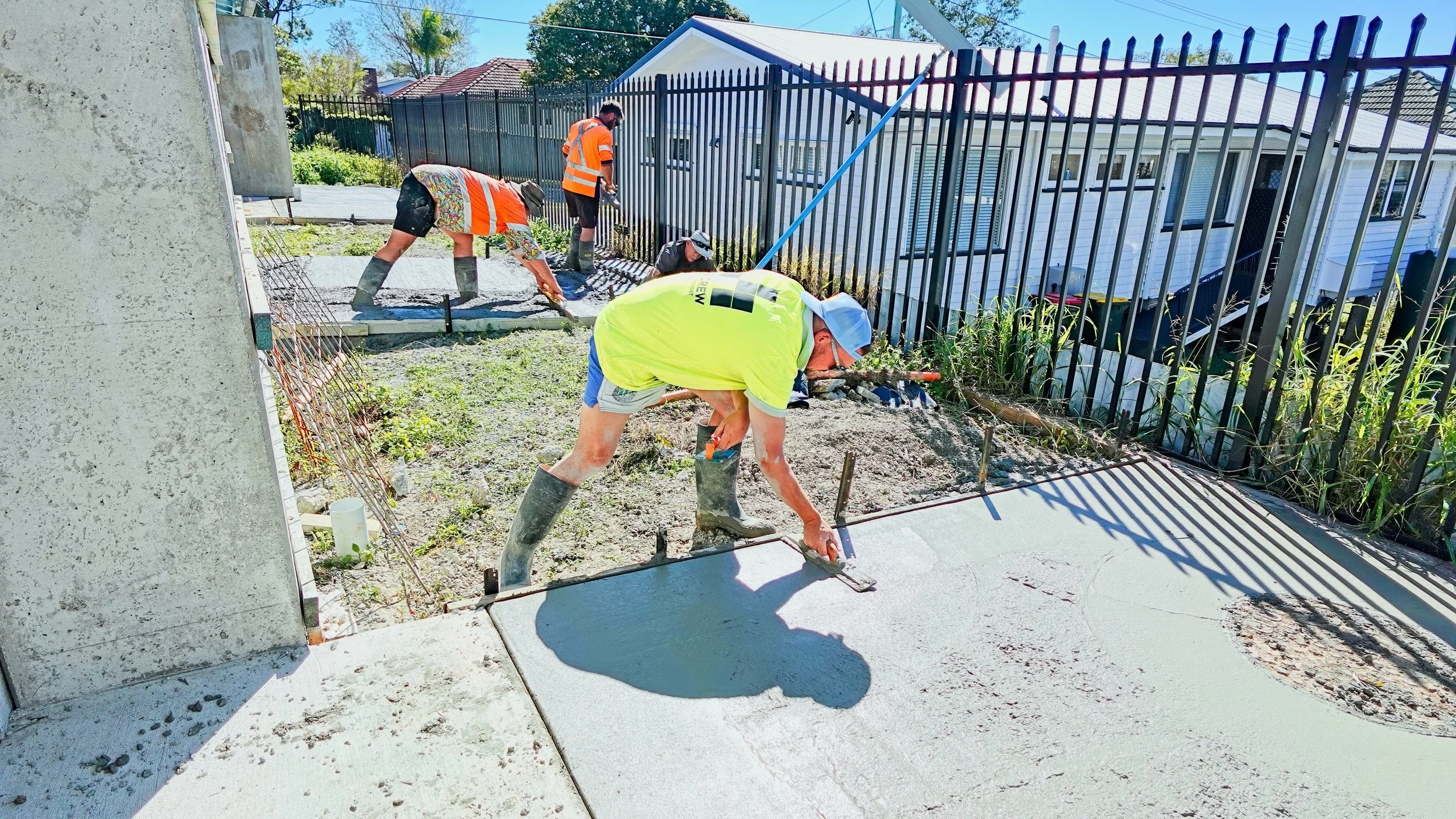 Professional builder team using Witzer platform