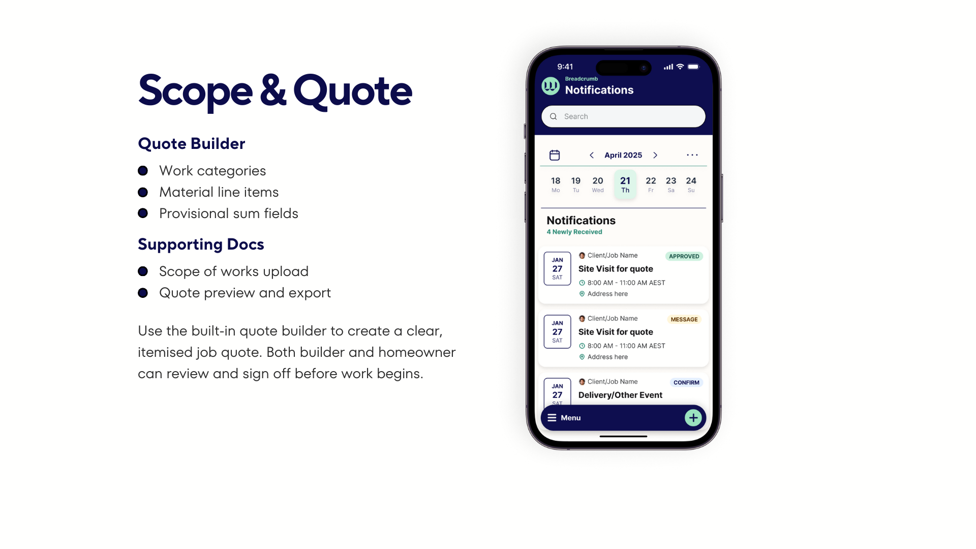 Scope and Quote