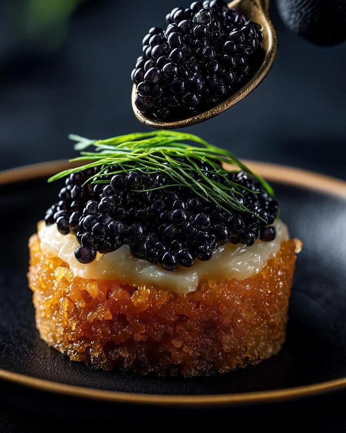A plated course at Manzzo Cuisine