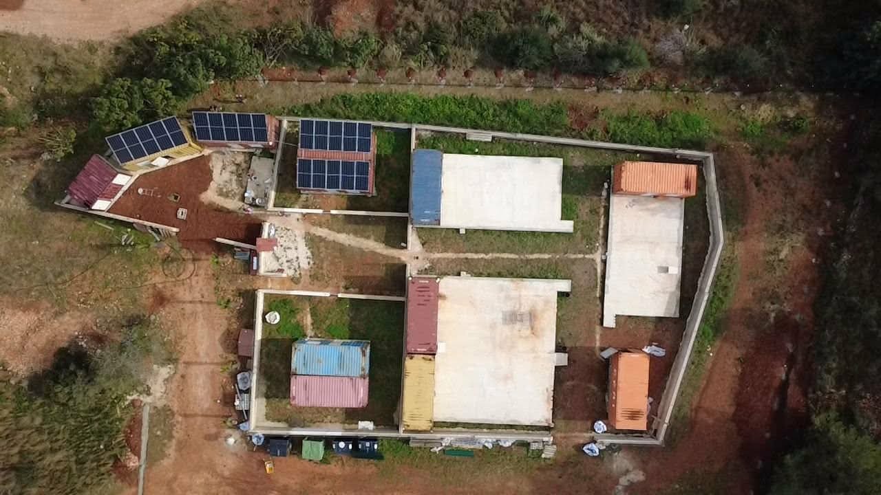 Aerial view of the Catland site