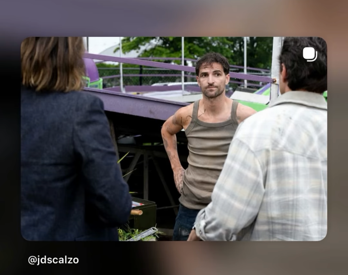JD Scalzo in a scene from Law & Order: SVU