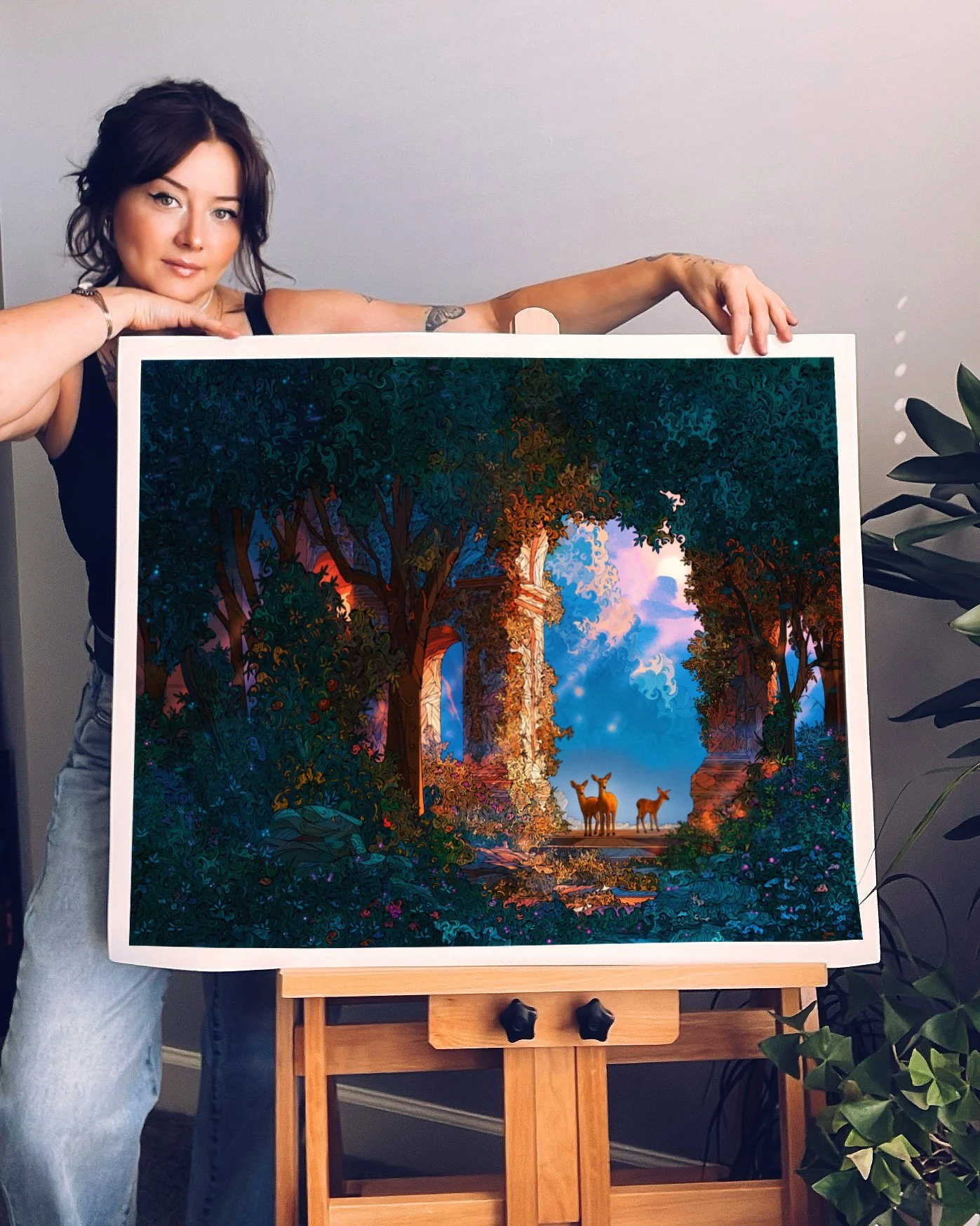 Portrait of artist Laura El