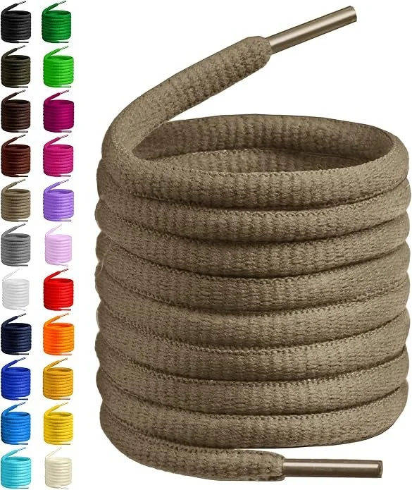 Oval boot laces