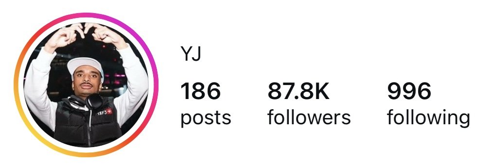 YJ Instagram header