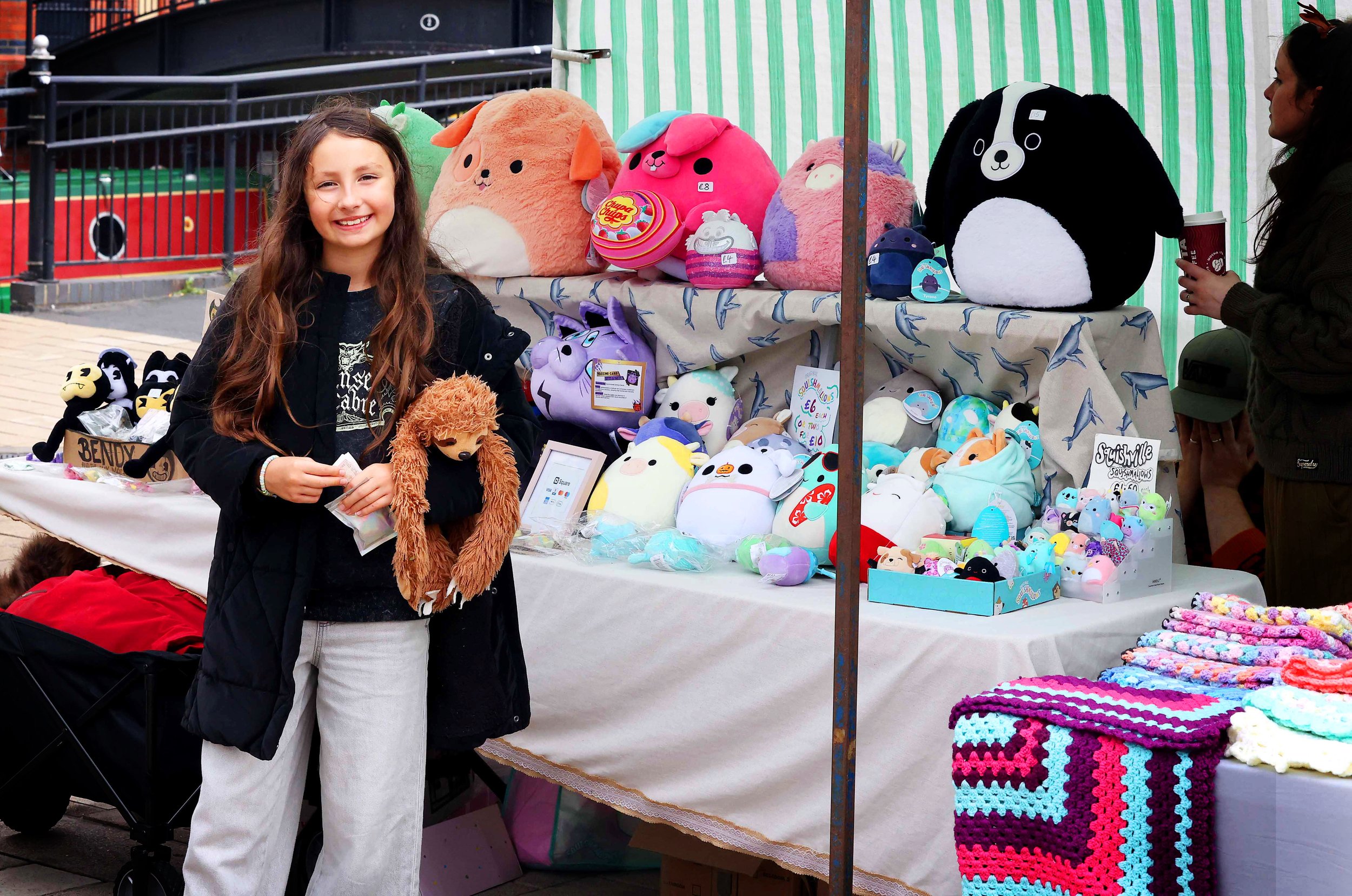 Creative products on display at Lincoln Teenage Market