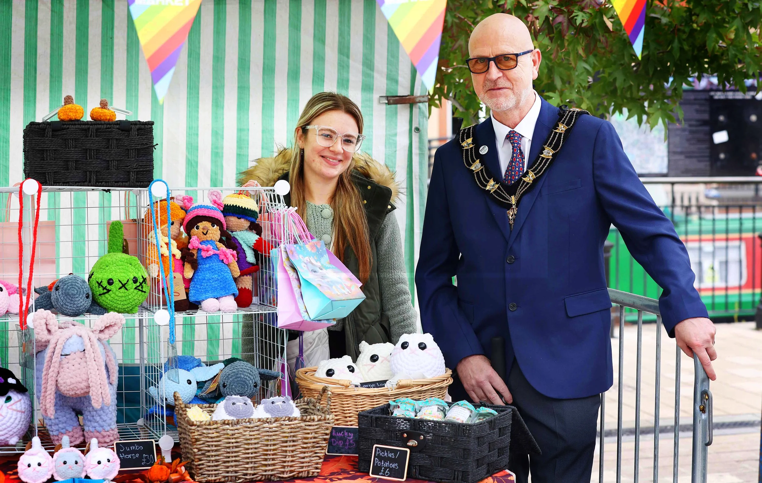Young traders and visitors at The Teenage Market in Lincoln