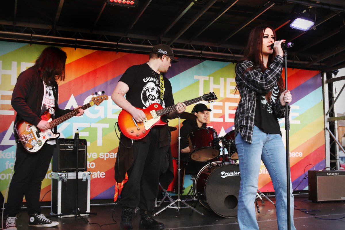 Young performers at Earlestown event