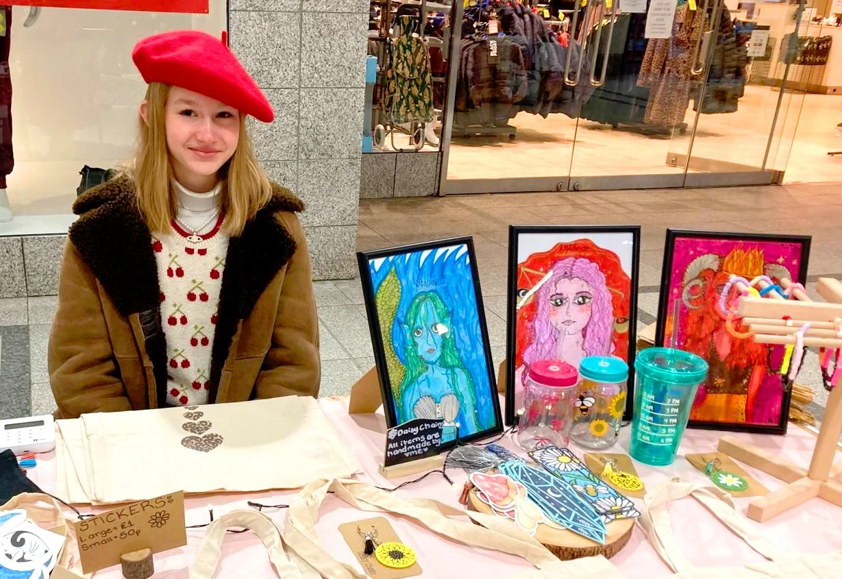 Young performers taking part in the Carlisle Teenage Market