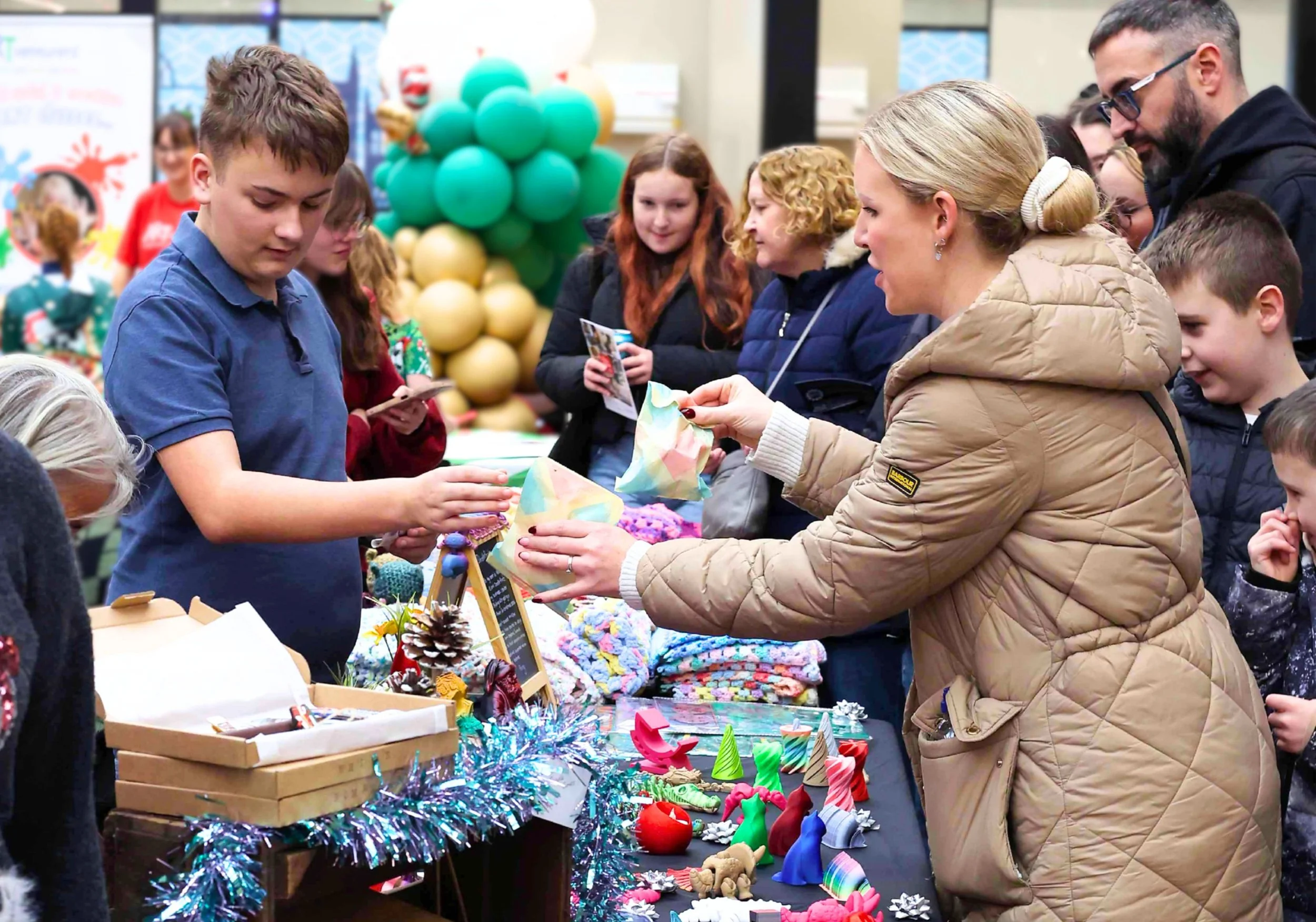 Young trader stall at The Teenage Market in Lincoln