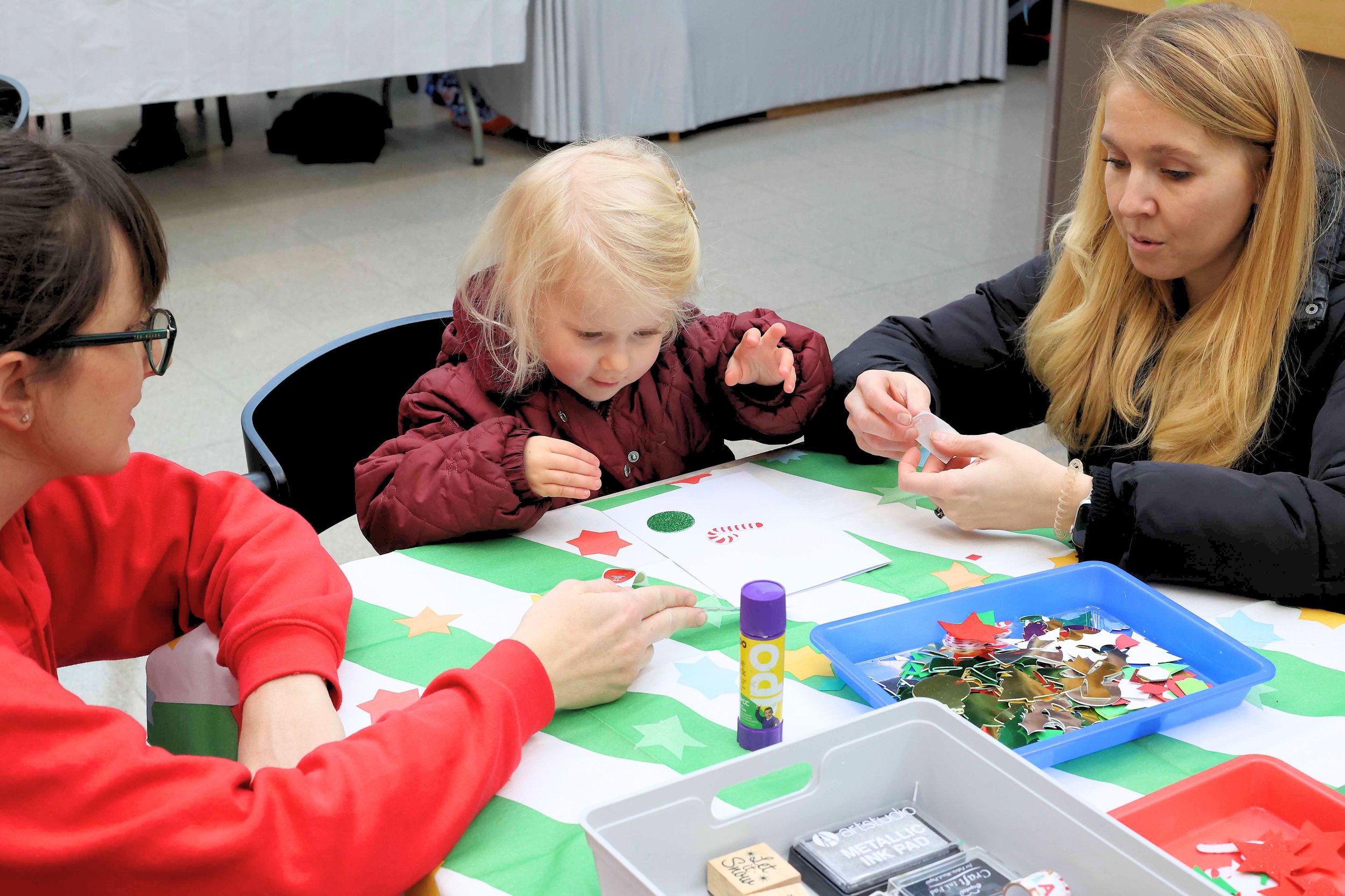 Young traders showcasing products at Lincoln Teenage Market