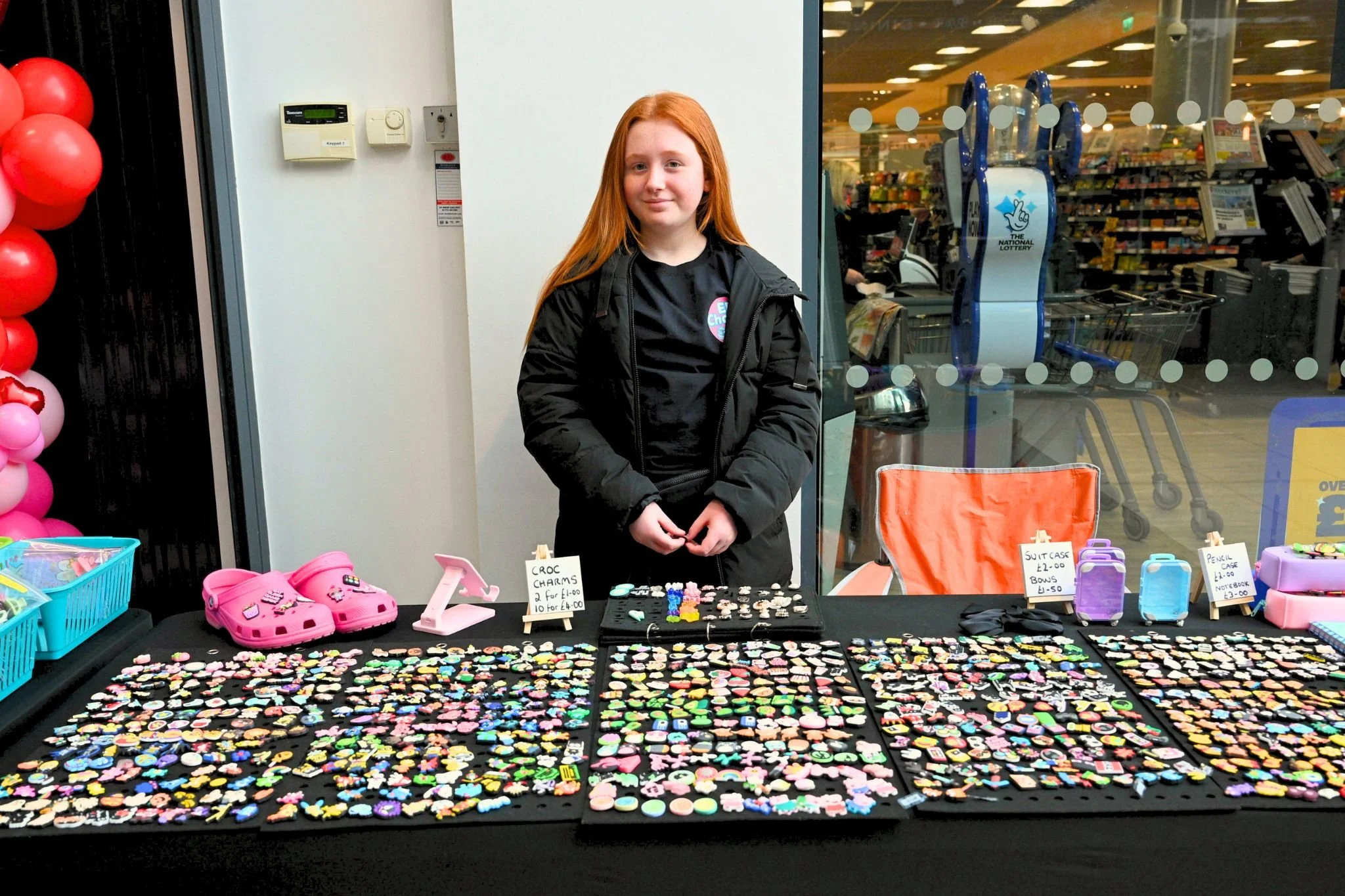 Young trader products at Poulton Teenage Market