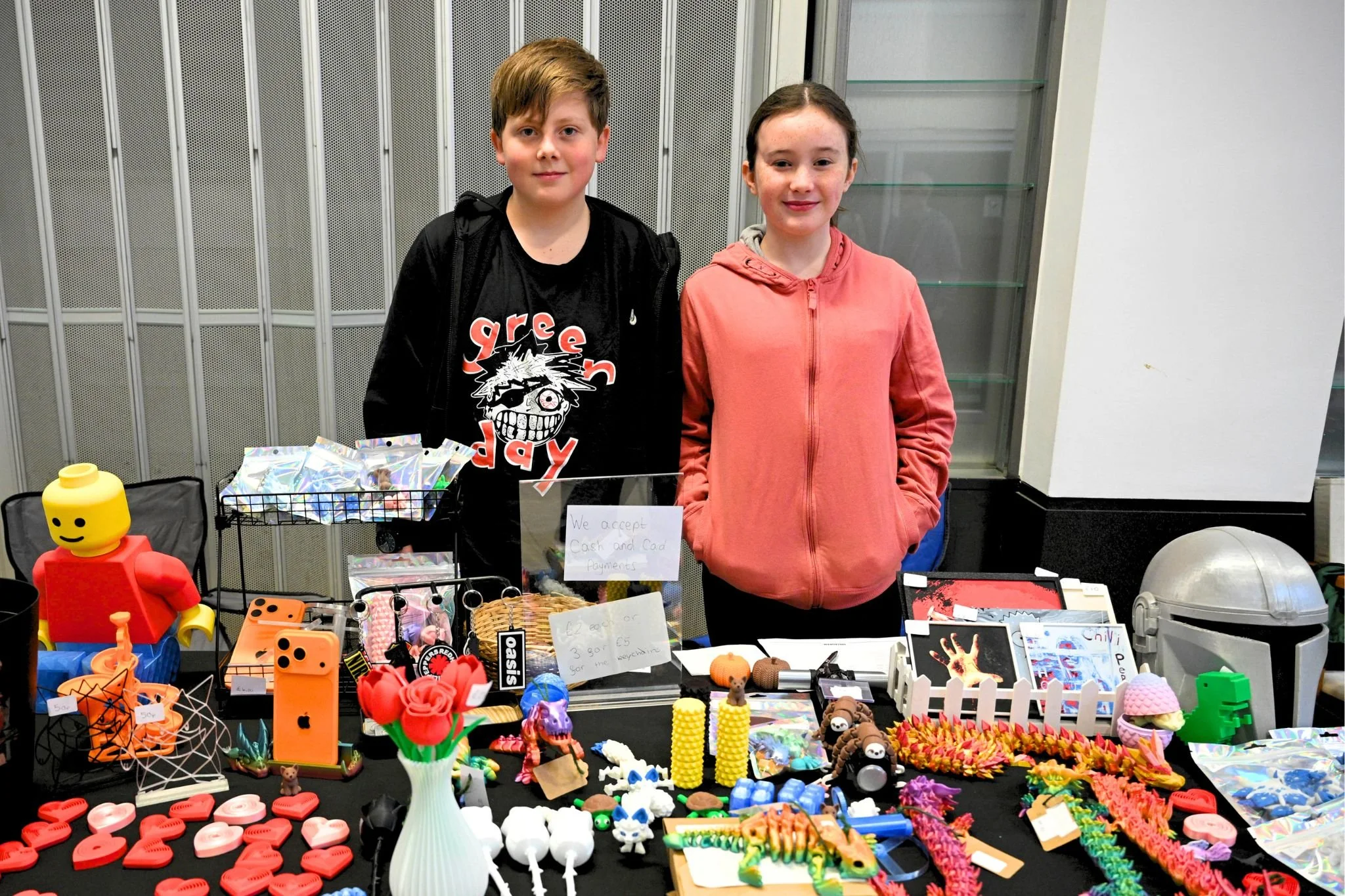 Young trader display at Poulton Teenage Market