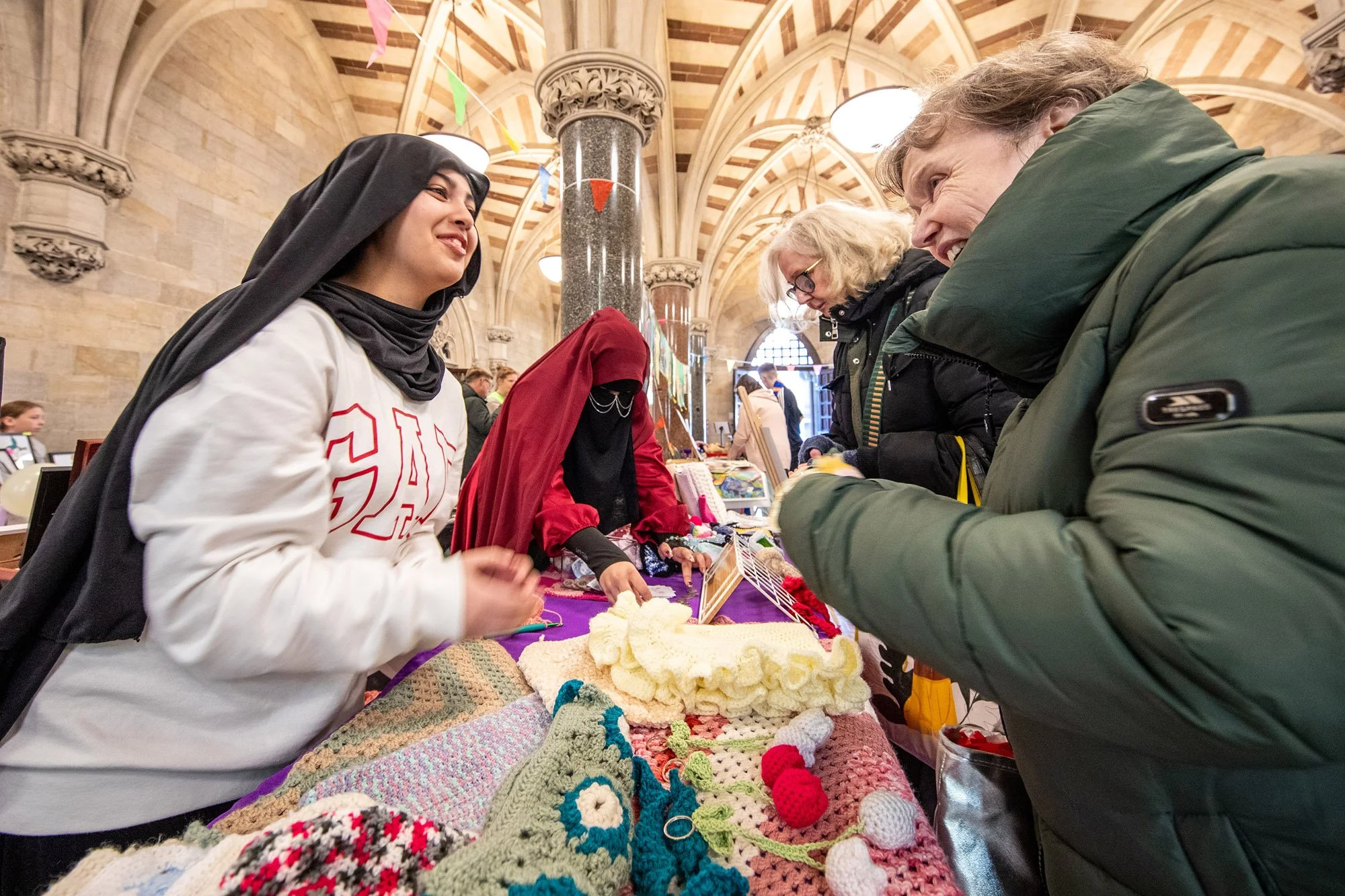 Young people taking part in the Rochdale Teenage Market