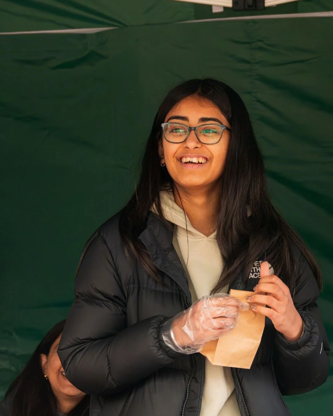 Young trader stall at the Rugby Teenage Market