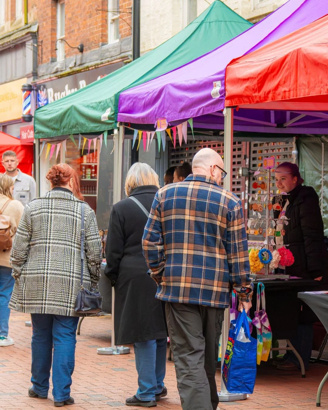 Young trader at the Rugby Teenage Market