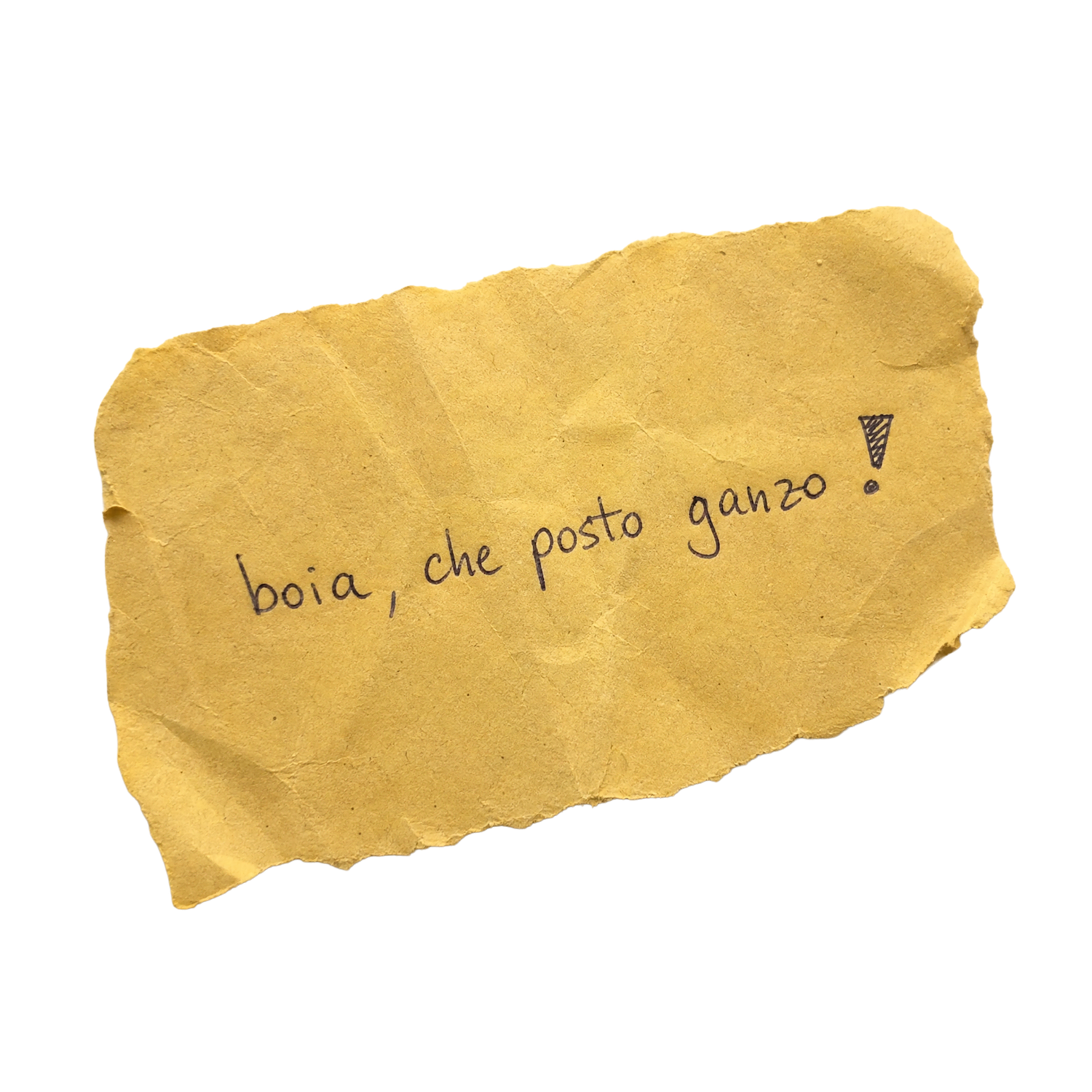 Boia, che posto ganzo