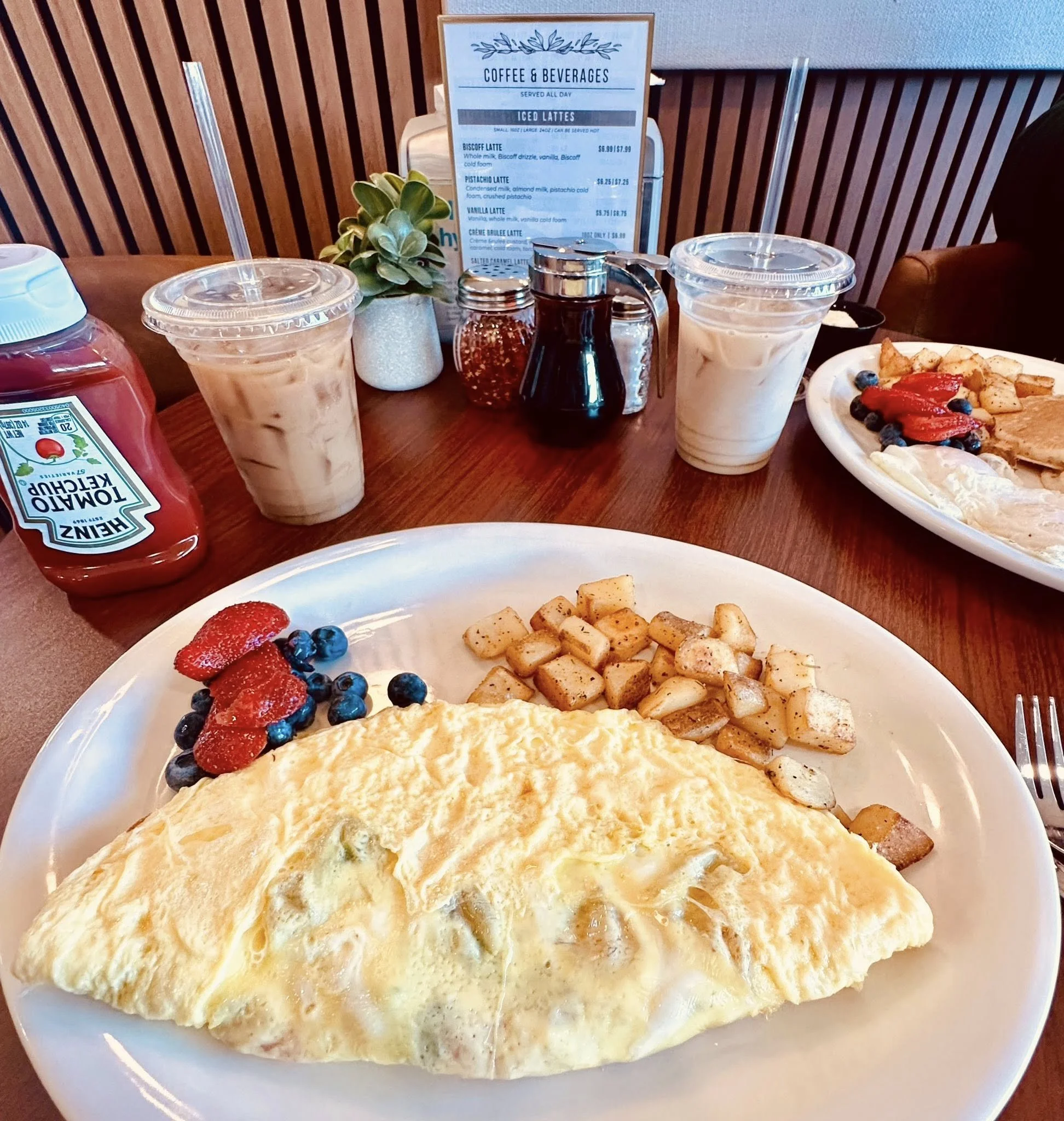 Lunch plates at FAZ Café