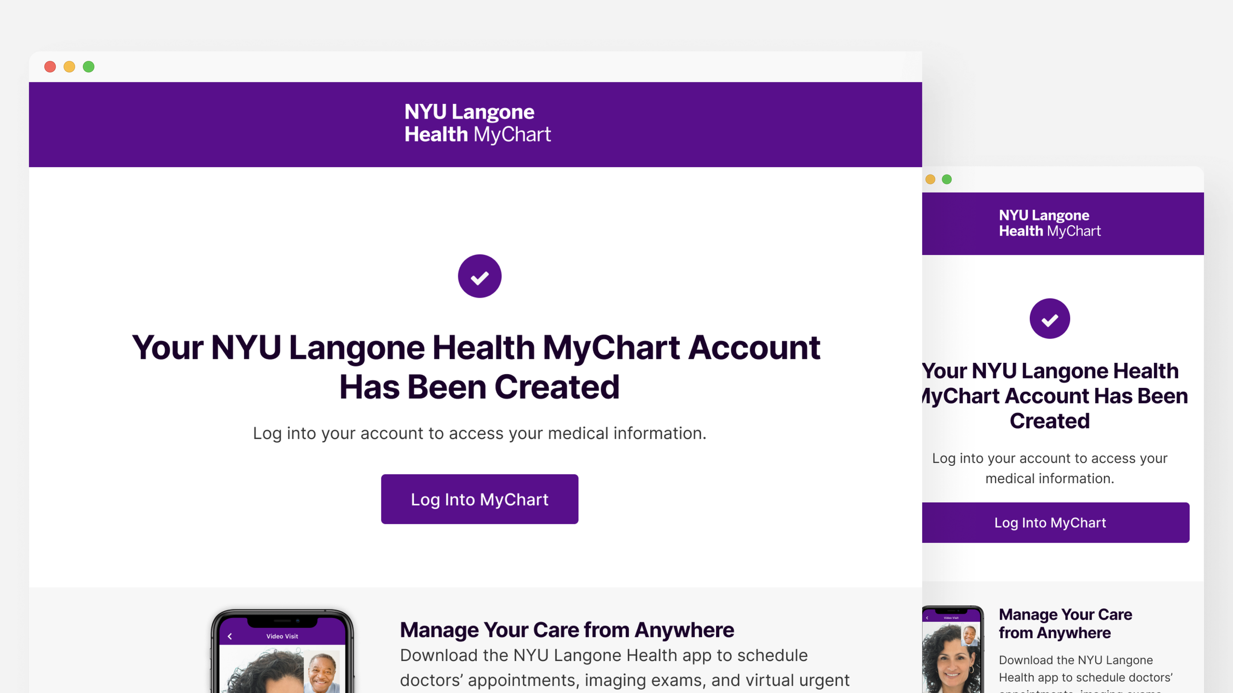 Accessible communication example