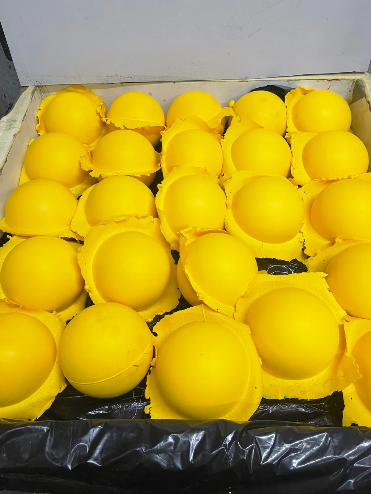 Game piece de la temporada 2026 de FIRST Robotics Competition fabricada por Tecpol RVX