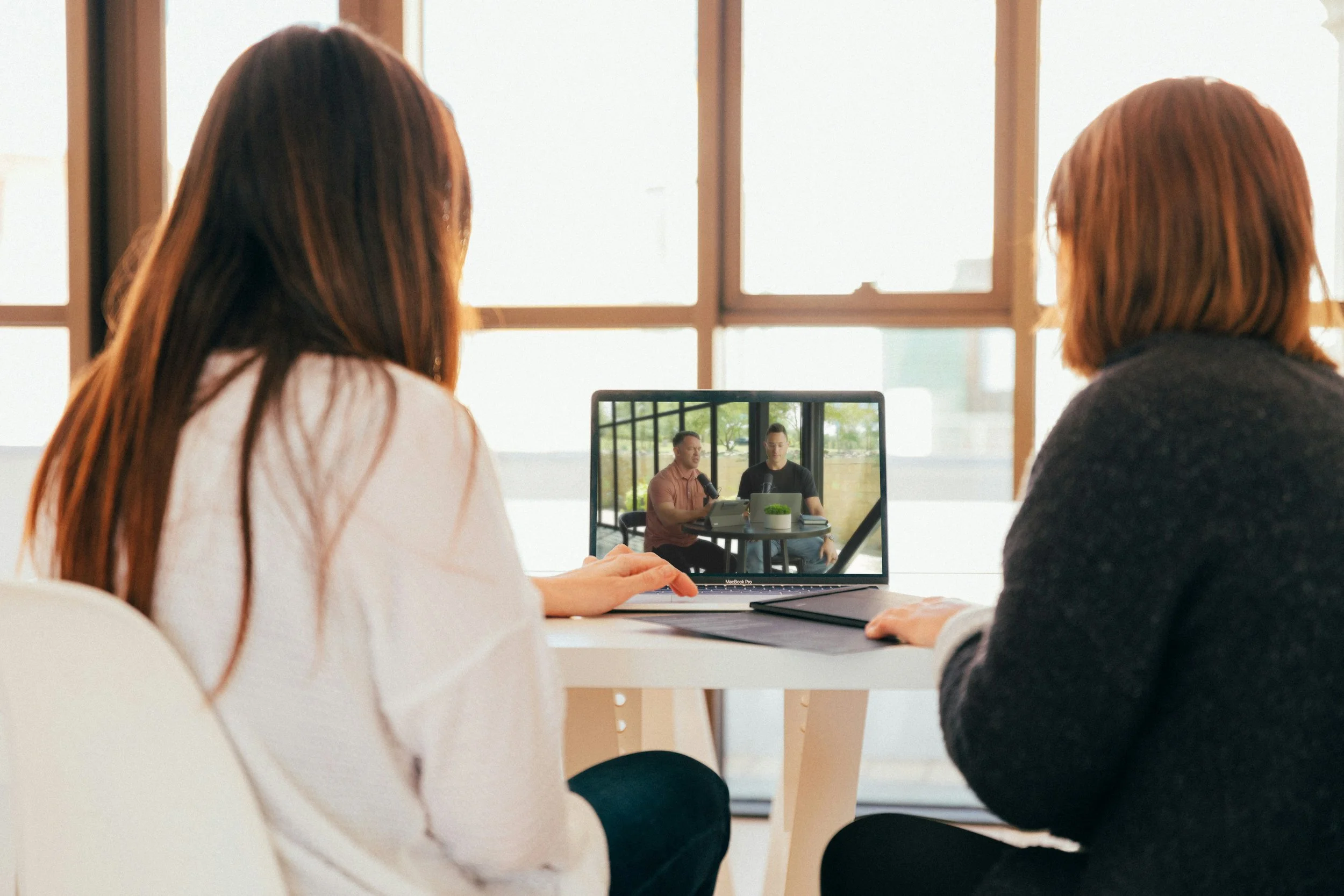 Laptop displaying Milestone Church online
