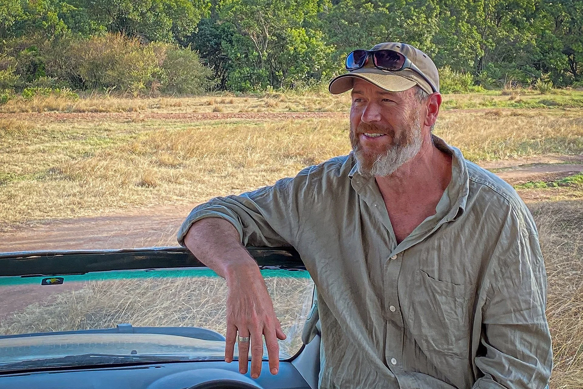 Alex McLean on safari