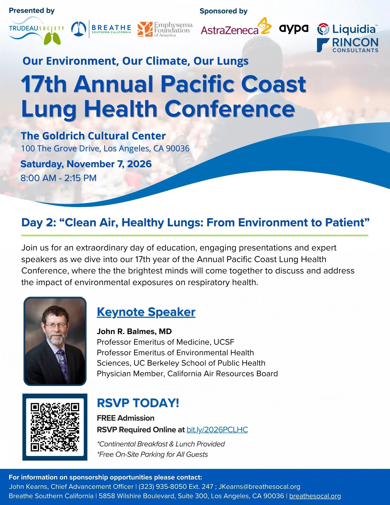 Pacific Coast Lung Health Conference Day Two flyer