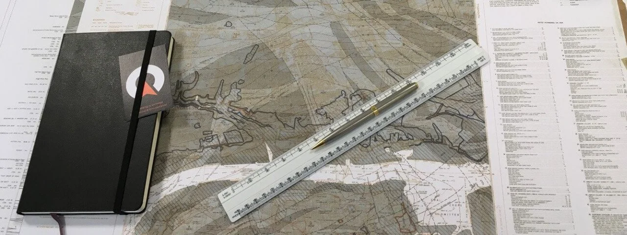 Site plans and geological mapping used for a Phase 1 Desk Study