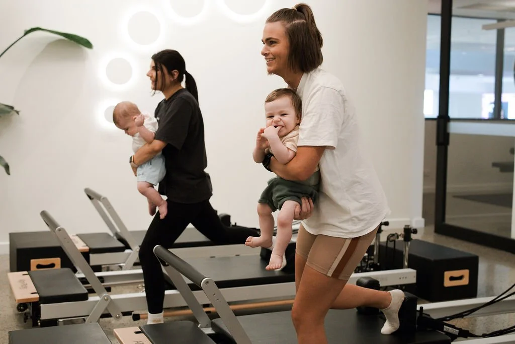 Mums and Bubs Pilates class at Cadence Physio and Pilates Adelaide