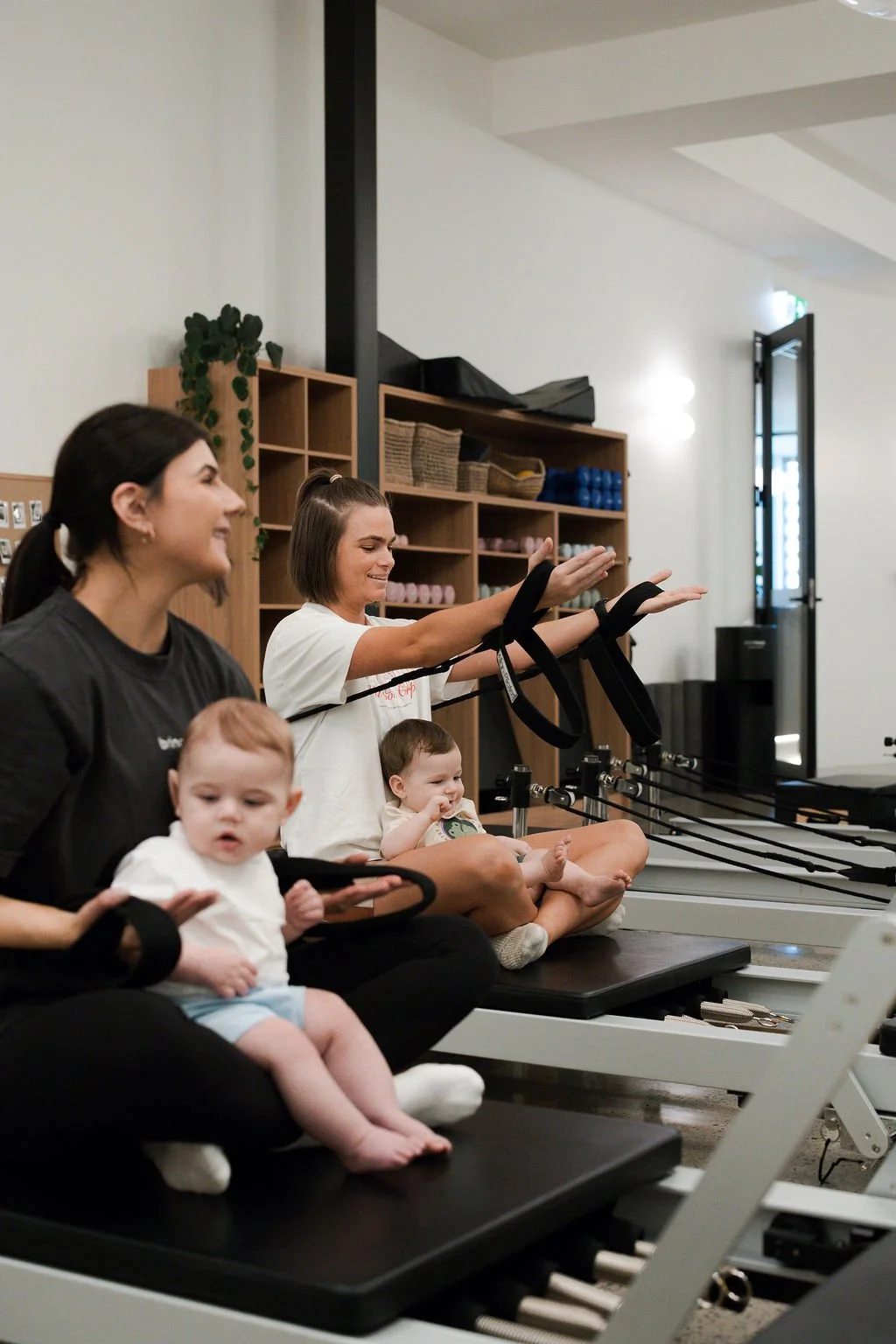 Mums and Bubs Pilates class at Cadence Physio and Pilates Adelaide
