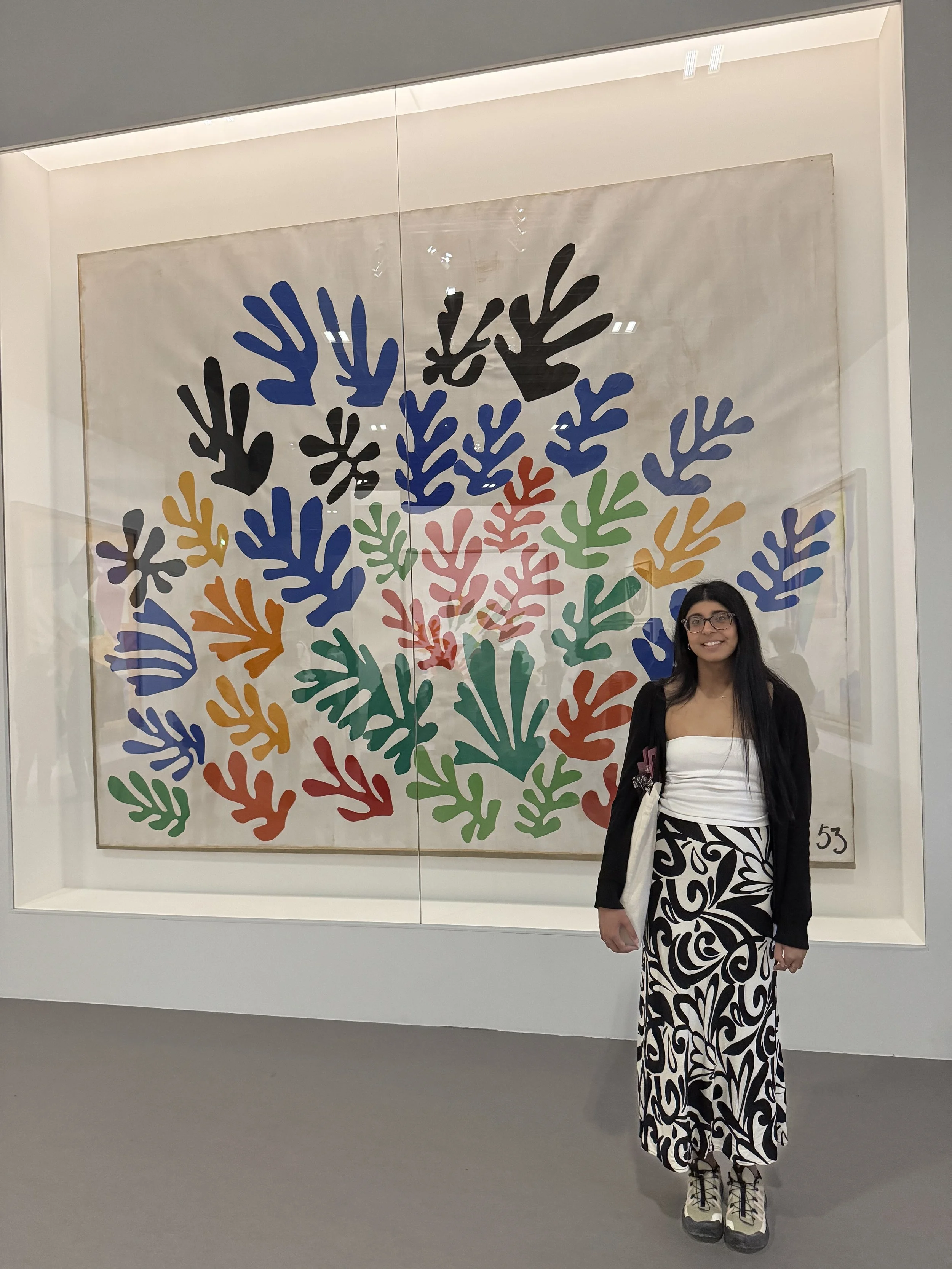 Standing in front of a beautiful Matisse!