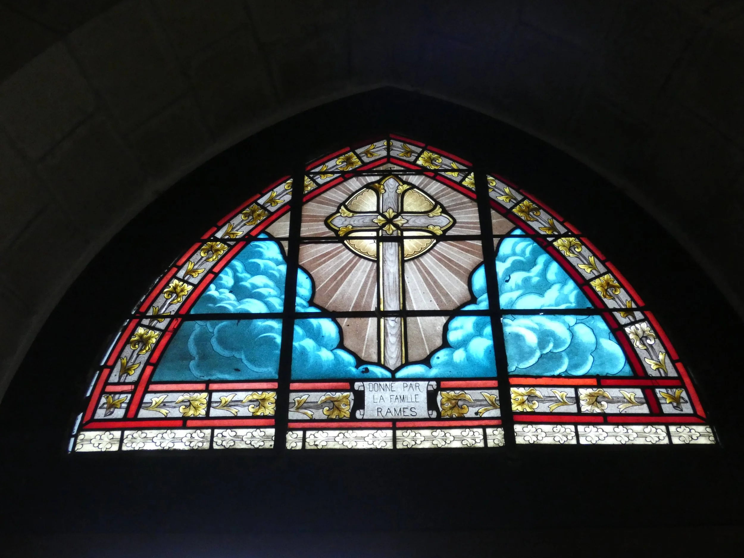 Vue intérieure de l’église de Sévérac-l’Église
